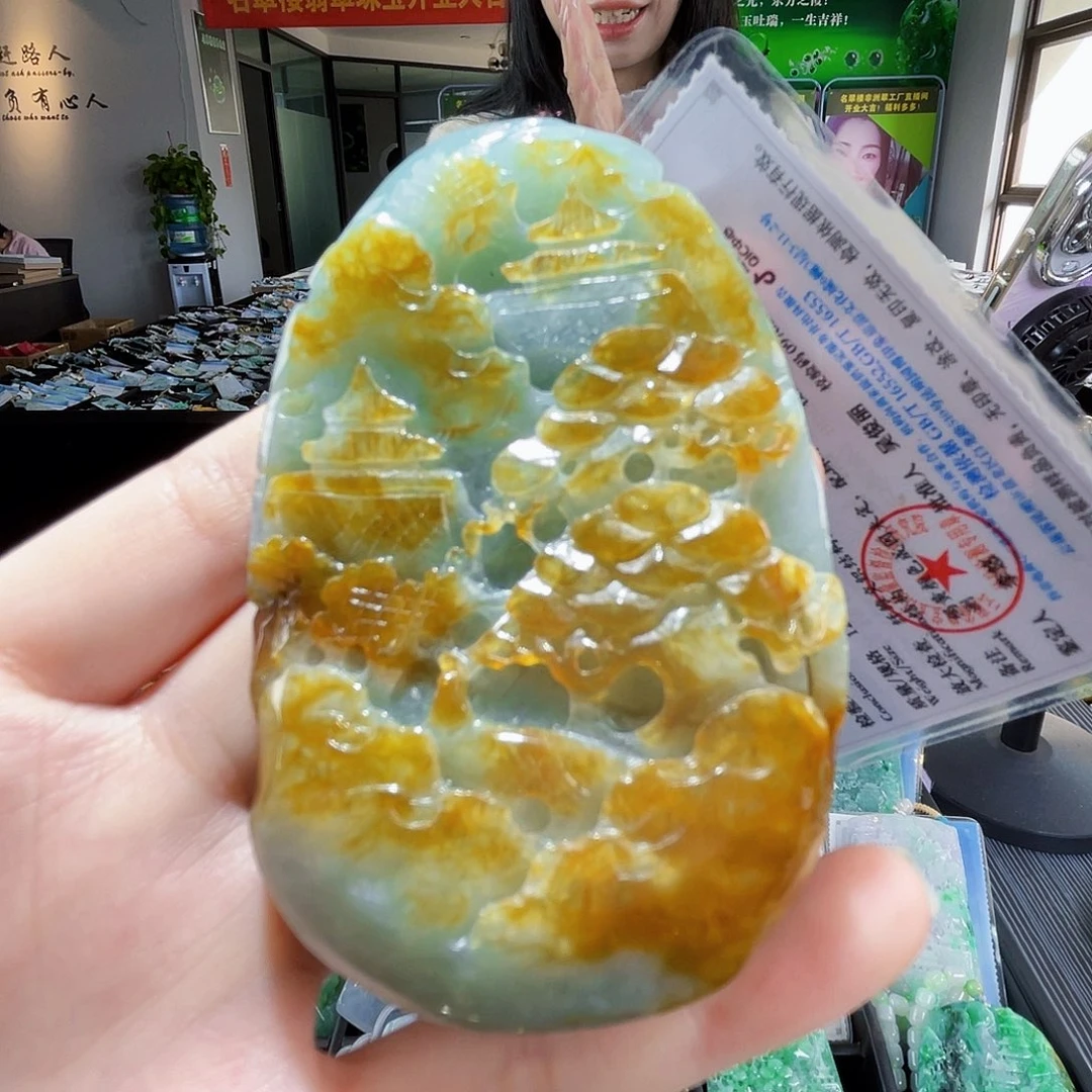 颈饰未镶嵌翡翠翡翠