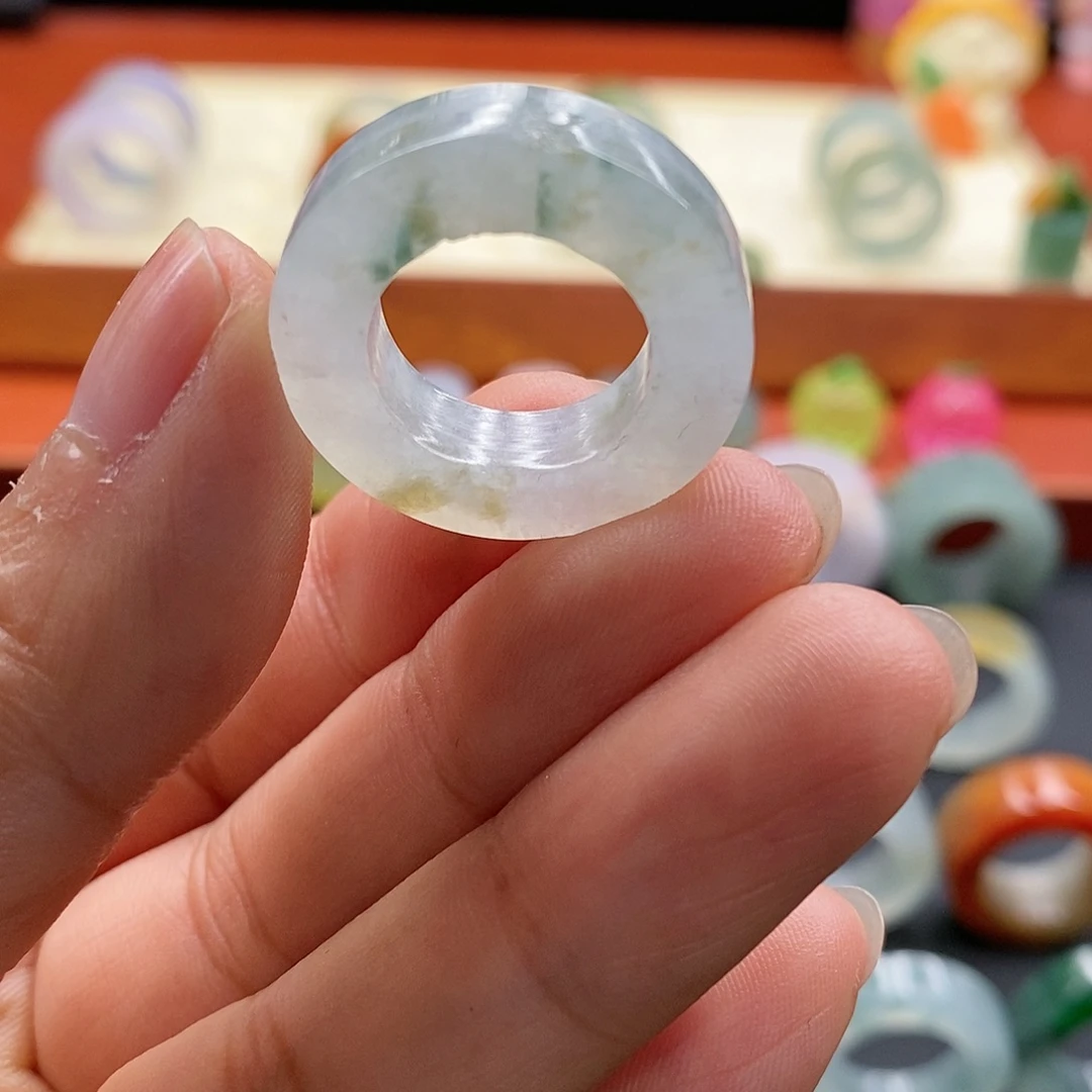 定制翡翠未镶嵌翡翠9-16圈口