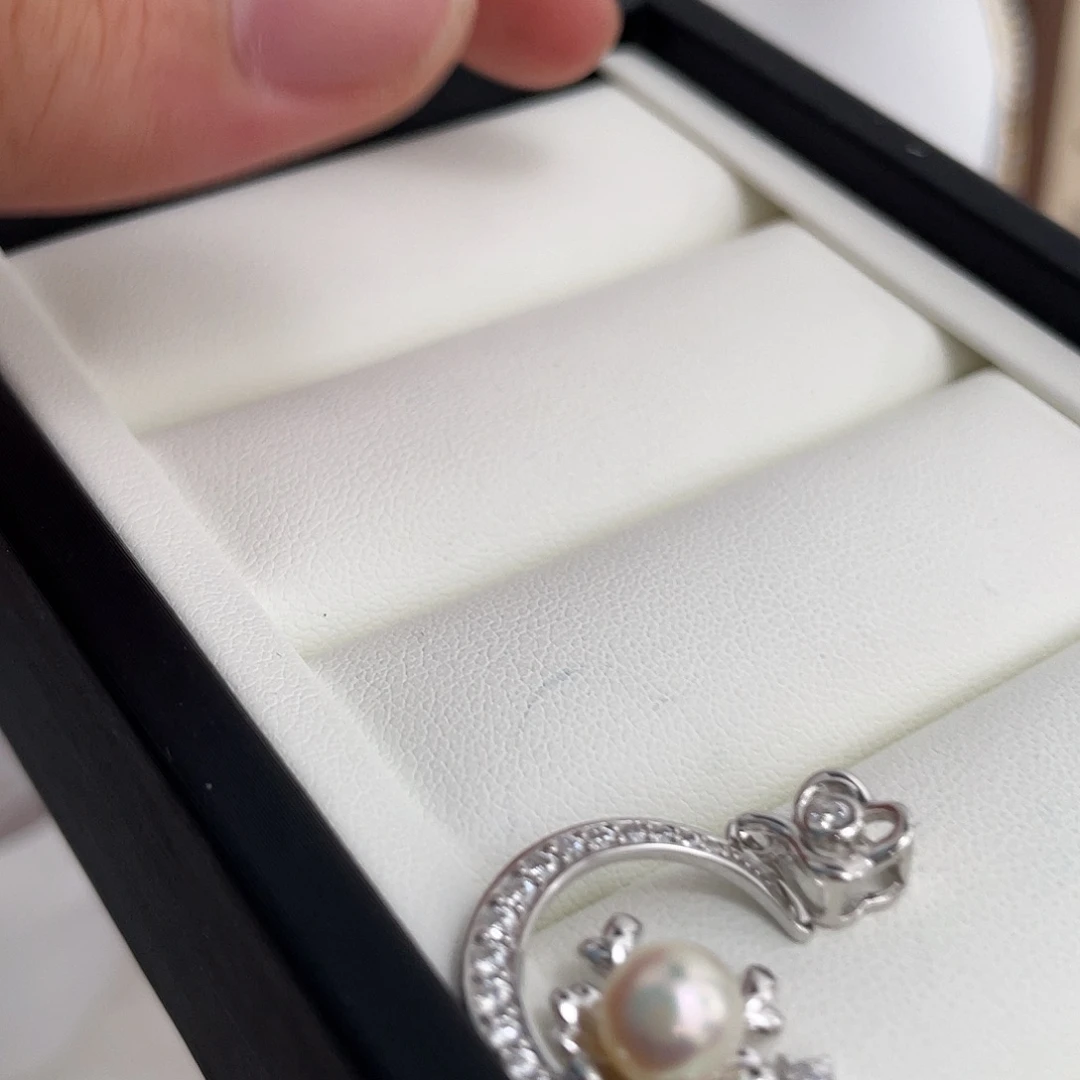 吊坠(不含链)银S925镶嵌海水珍珠