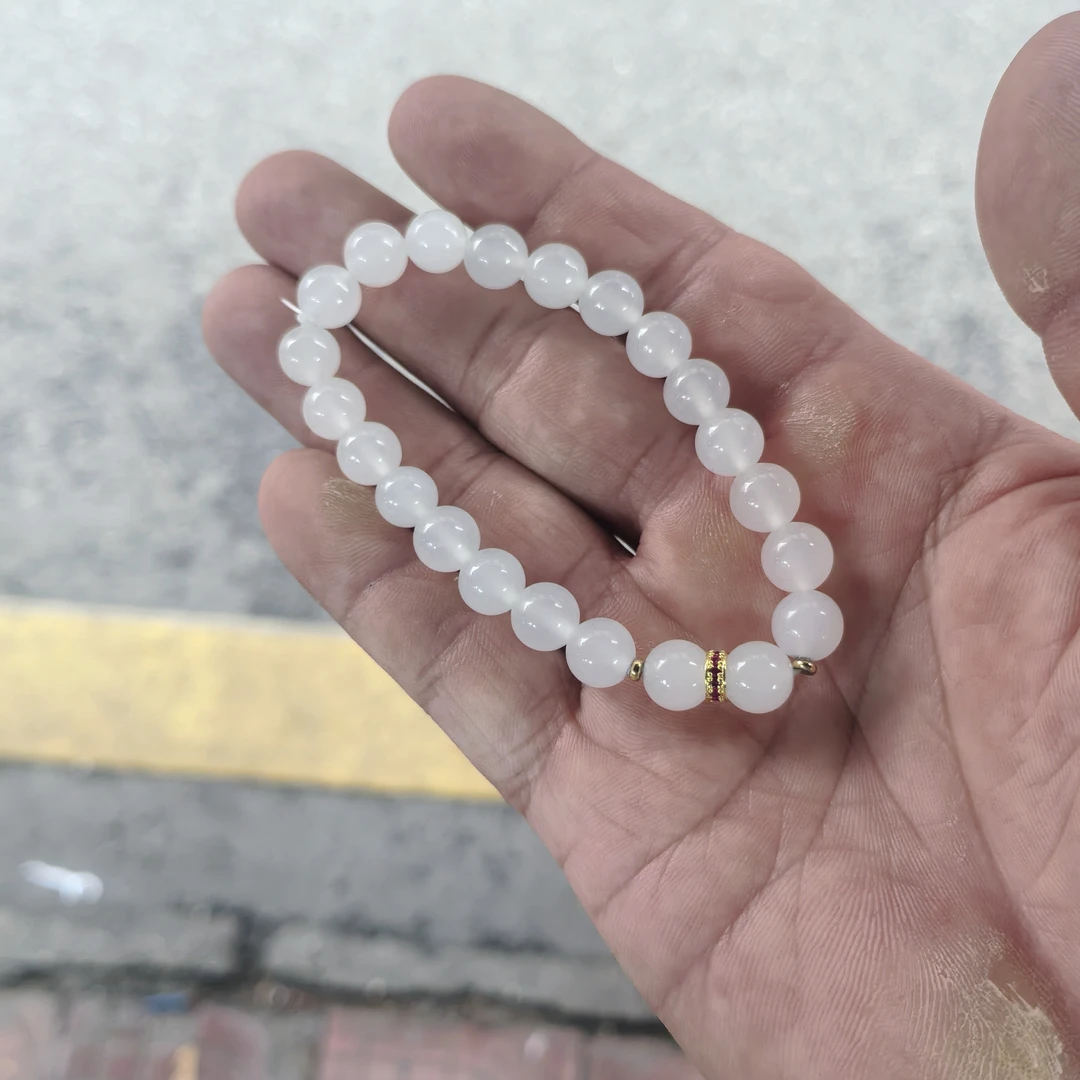 天山翠冰底白月光卡8单圈手链多样性发货拍一发一