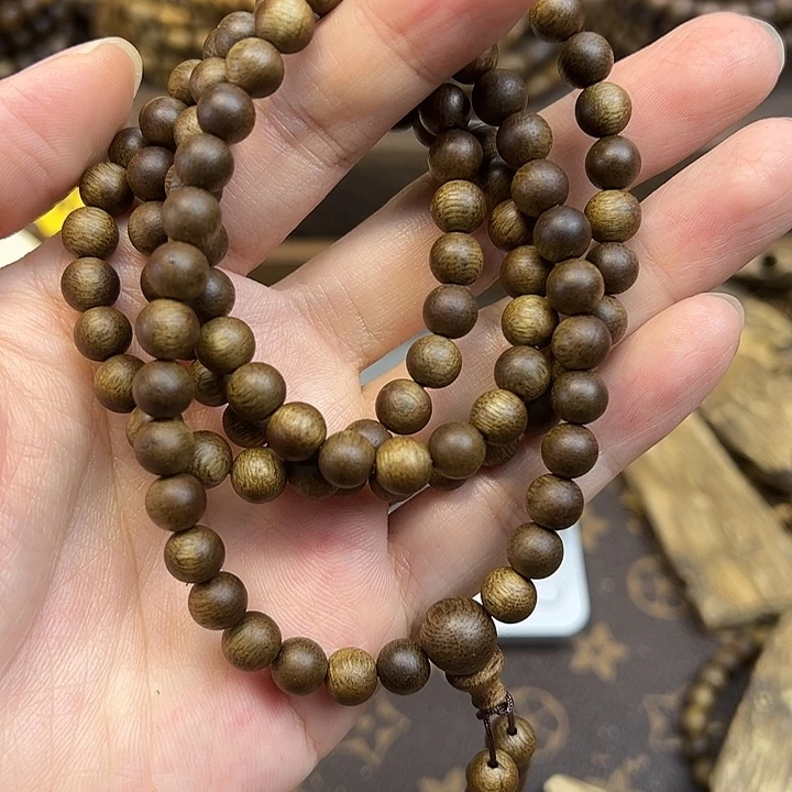 沉香碎屑沉香07圆珠多圈21克