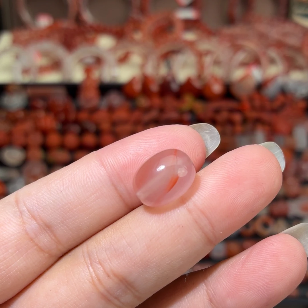 南红玛瑙未镶嵌颈饰10咪枣珠