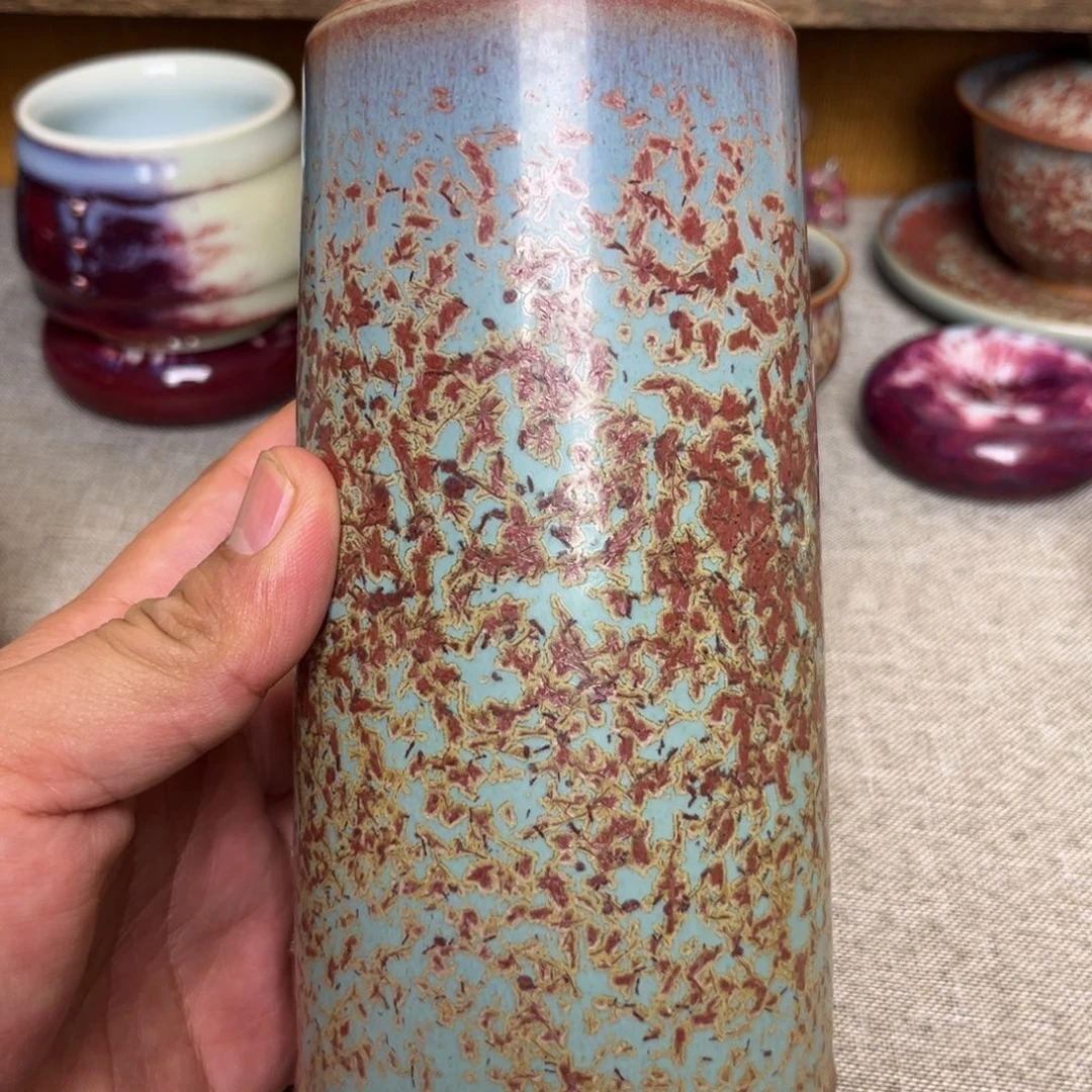 钧瓷手工制作烧制的