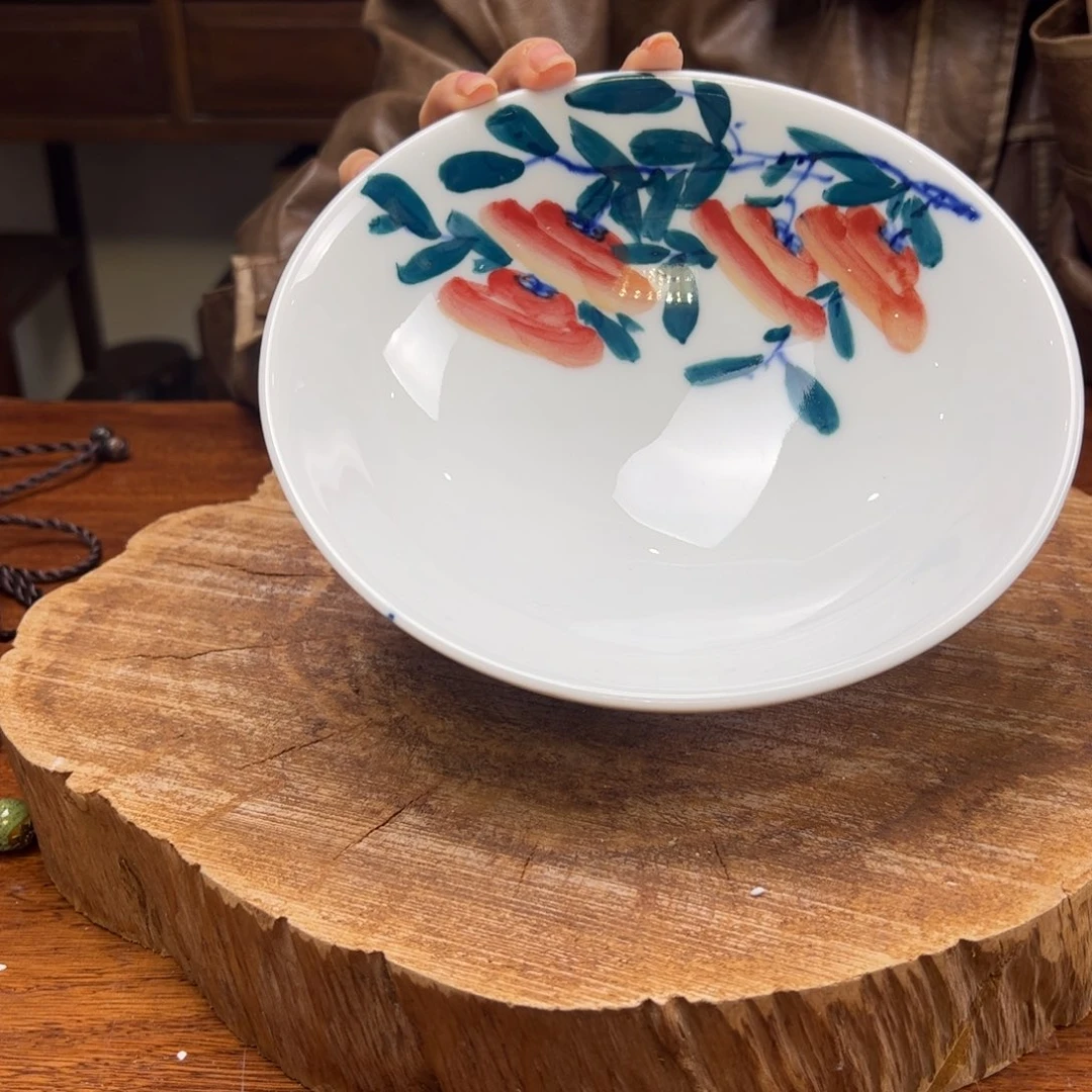 瓷片景德镇陶瓷手工手绘制作
