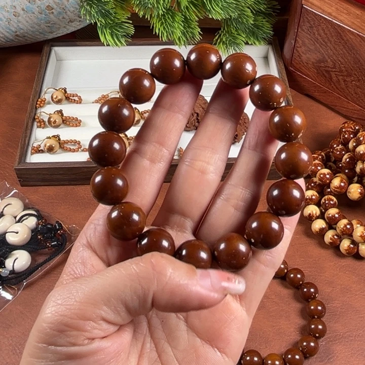 手串紫金鼠14圆珠紫金鼠半实心手串