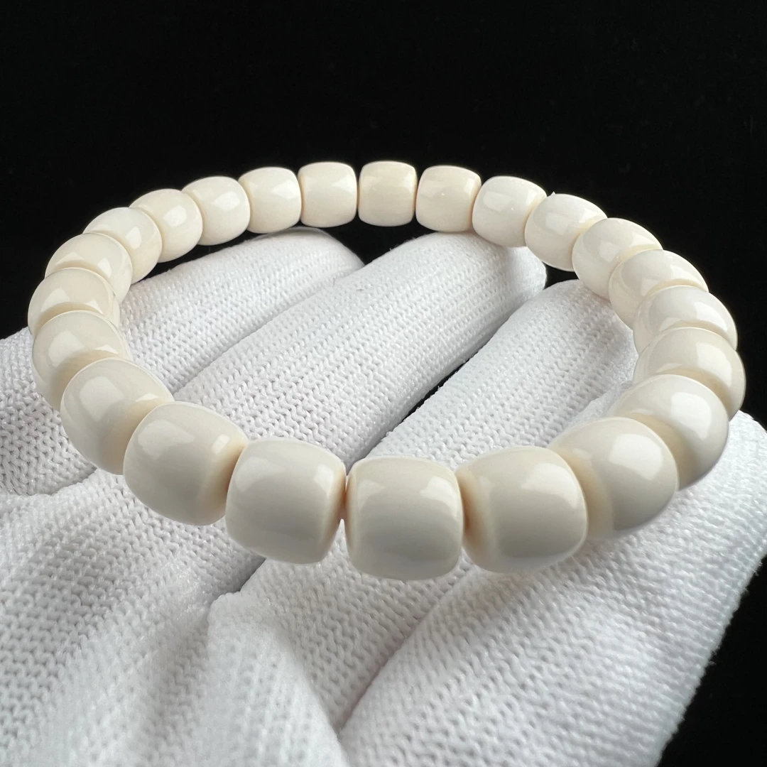 Q1067天然猛犸牙手串 8.5*7.8mm支持鉴定 假一罚四