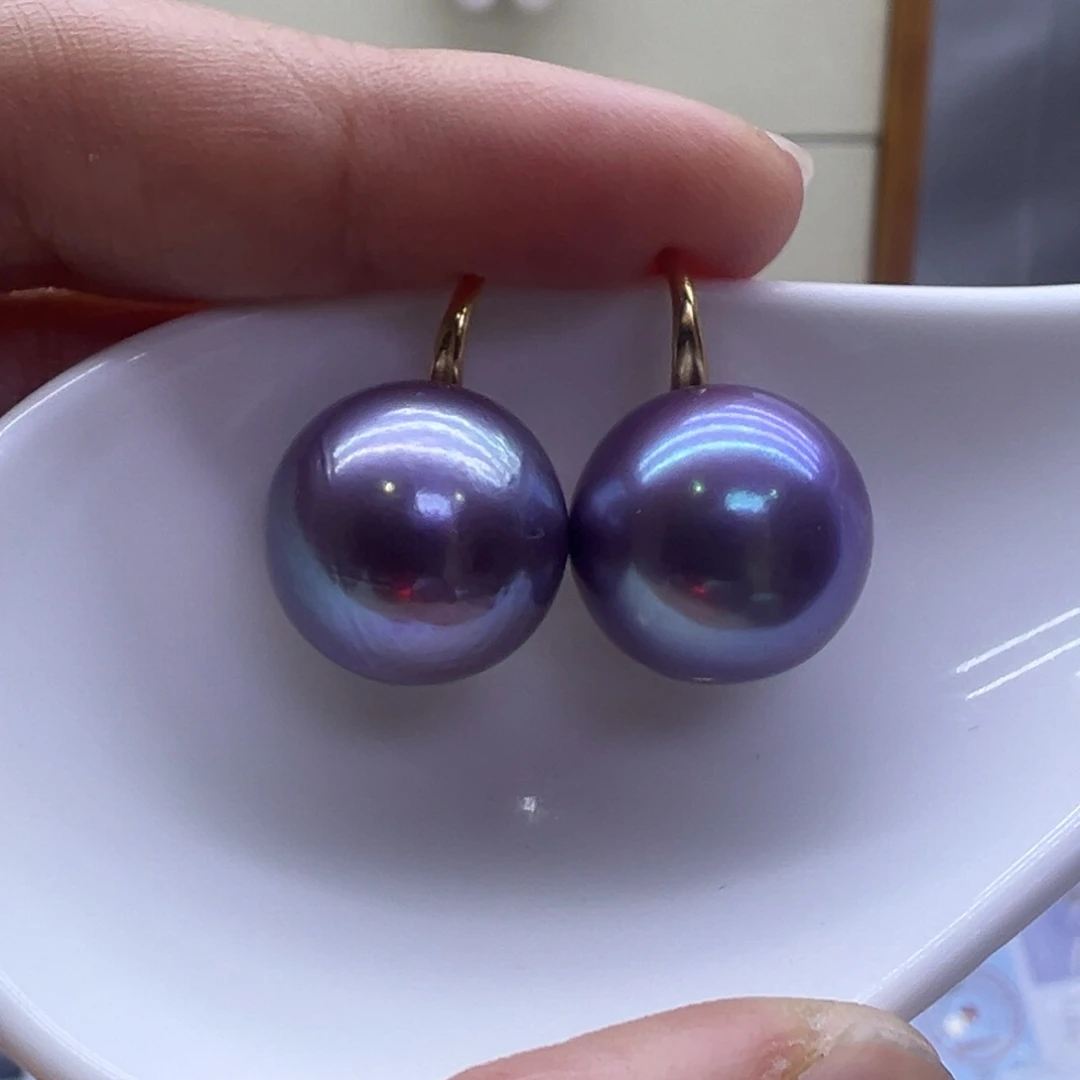 耳饰淡水珍珠银S925镶嵌