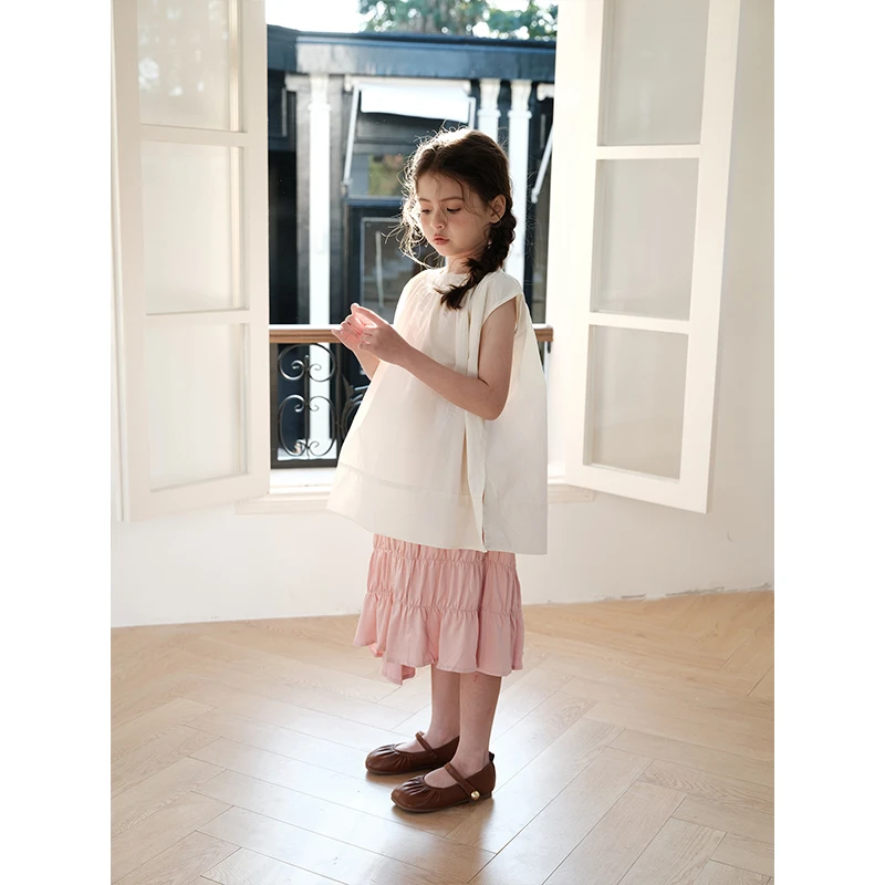 PISELLI史豌豆女童亲子长半裙 Q707