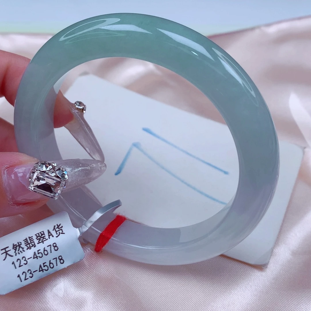 翡翠手镯未镶嵌天然缅甸翡翠A货手镯