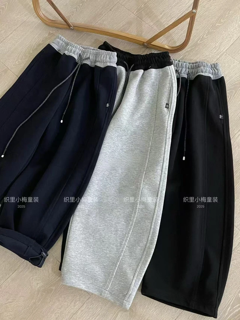 【加绒~单裤 挺括有型】儿童裤子秋冬男童运动裤2025新款中大童