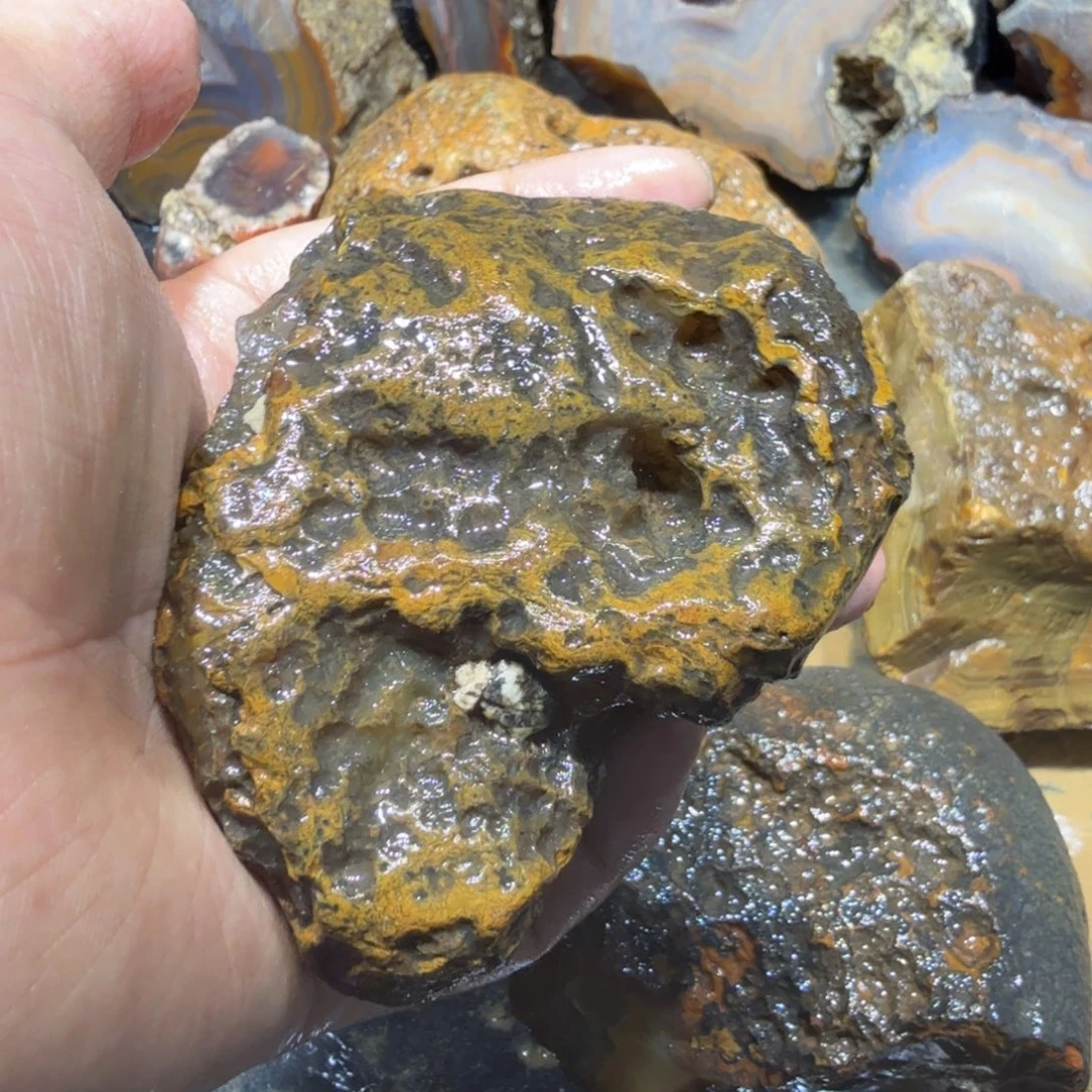 未镶嵌玛瑙/玉髓珠宝半成品