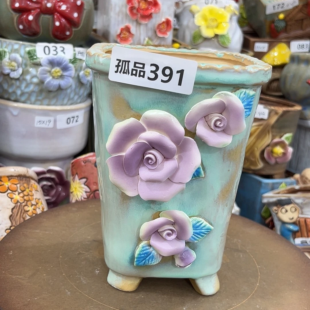 粗陶多肉花盆花盆孤品391福利