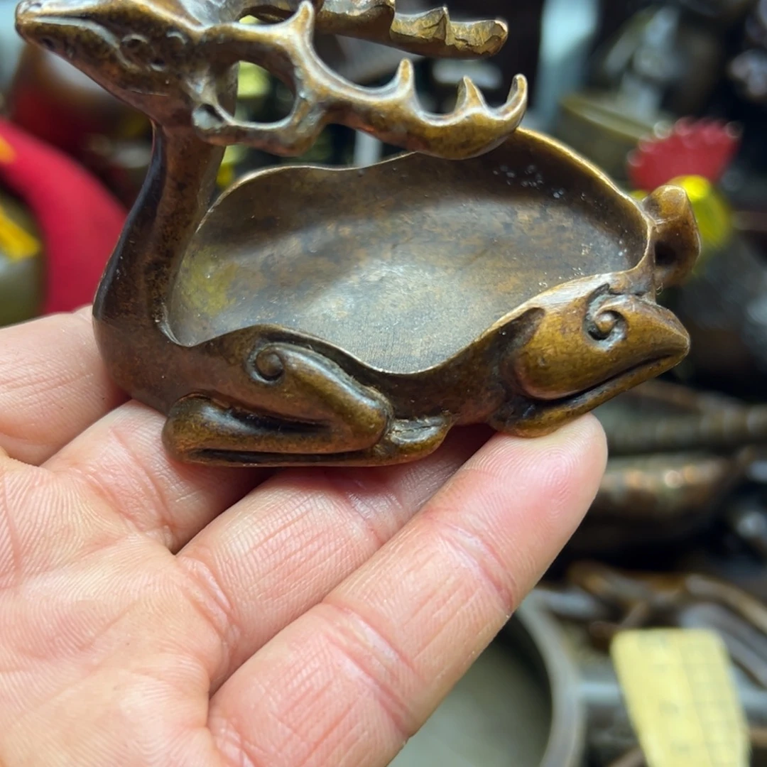 铜摆件欢迎欢迎你