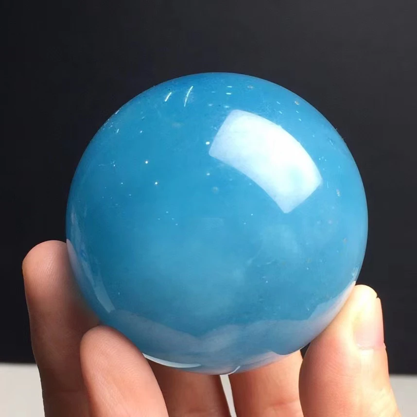 天然海蓝宝水晶球