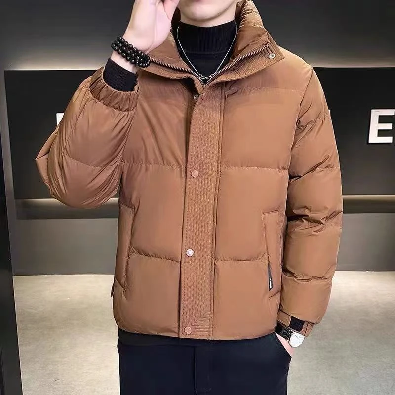 90羽绒服冬季新款休闲短款立领保暖加厚冬装百搭外套潮2377