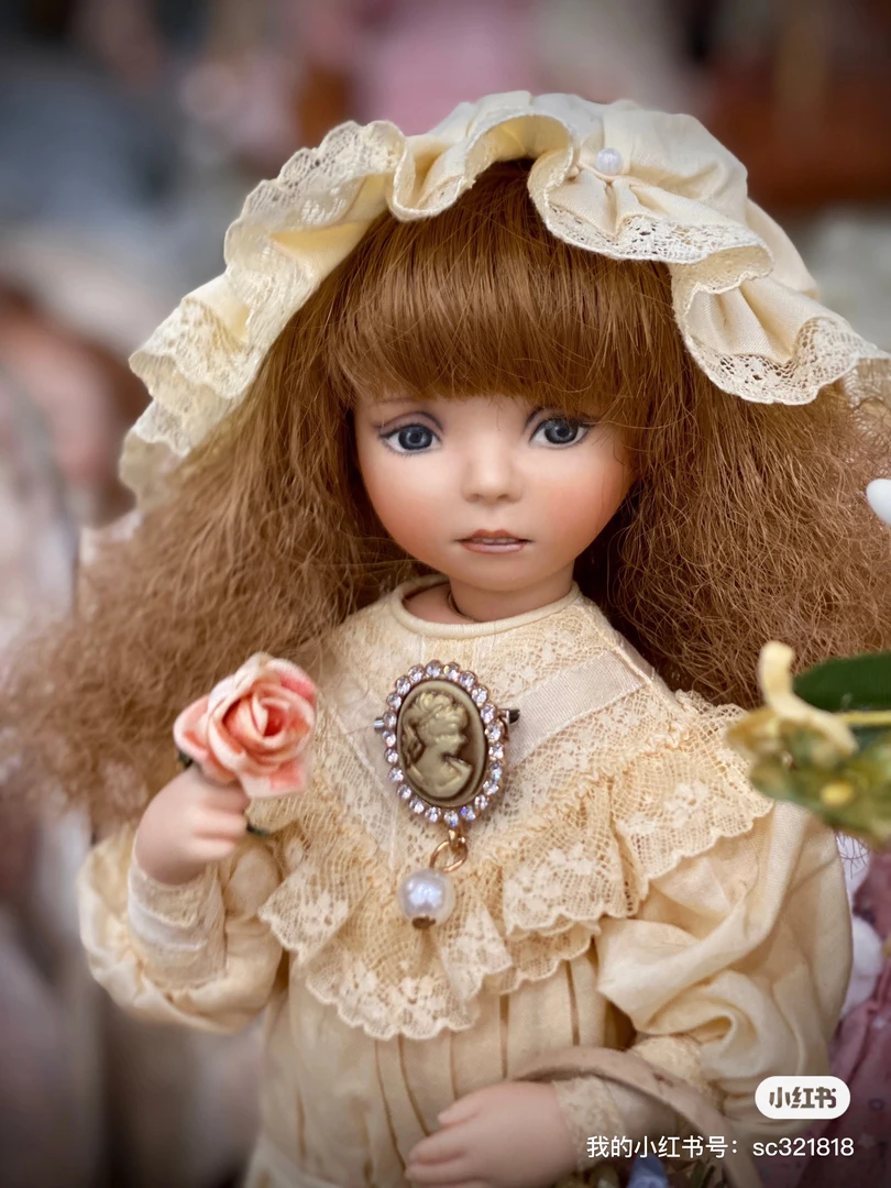 美国艺术家手工制作陶瓷娃娃孤品，不退，不换，顺丰到付当面验收。