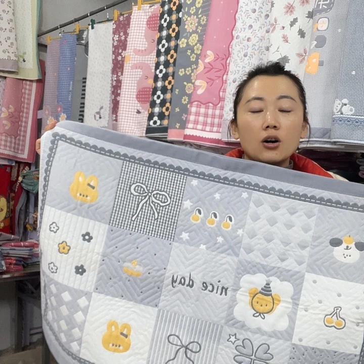棉特价灰色百福图