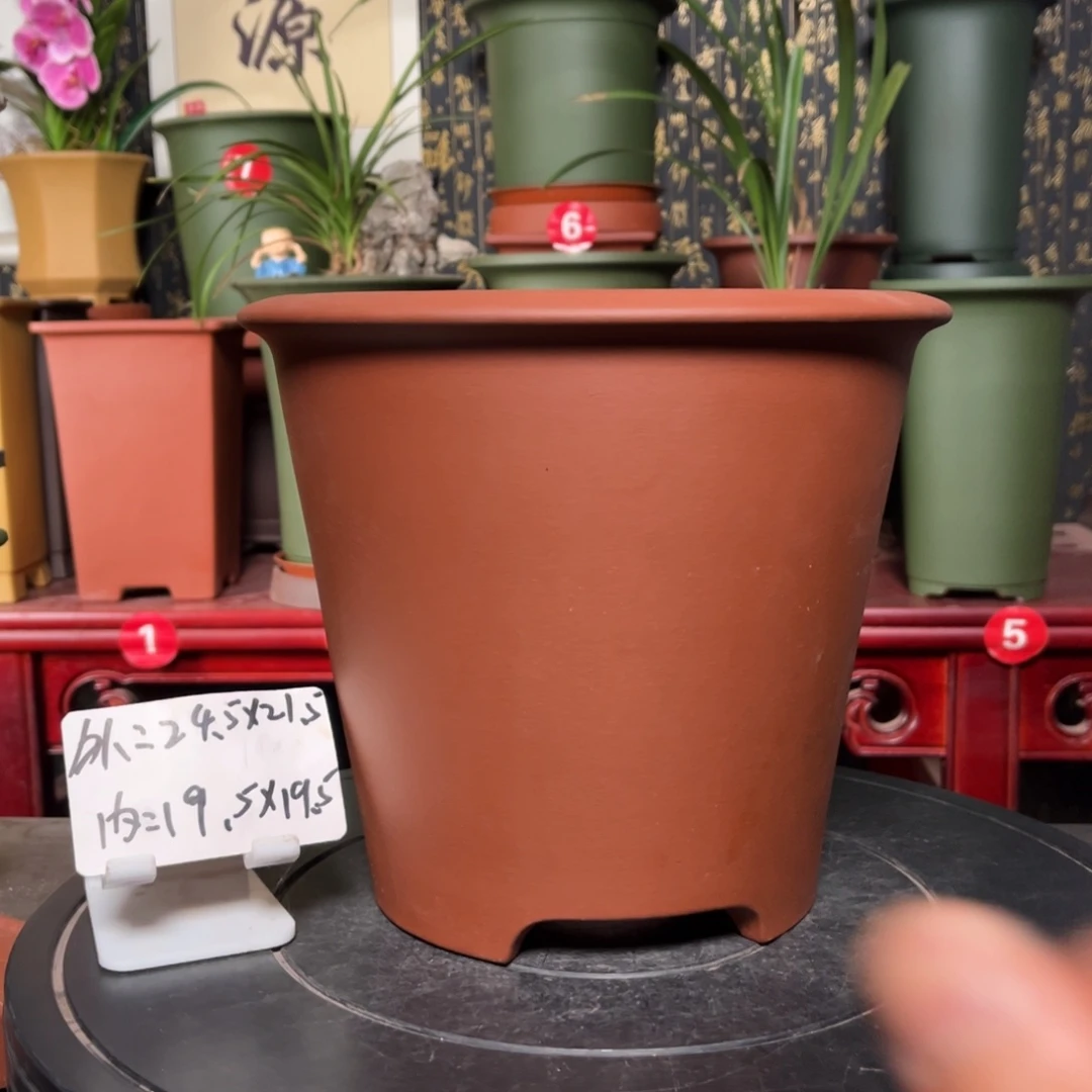 紫砂花盆紫砂花盆