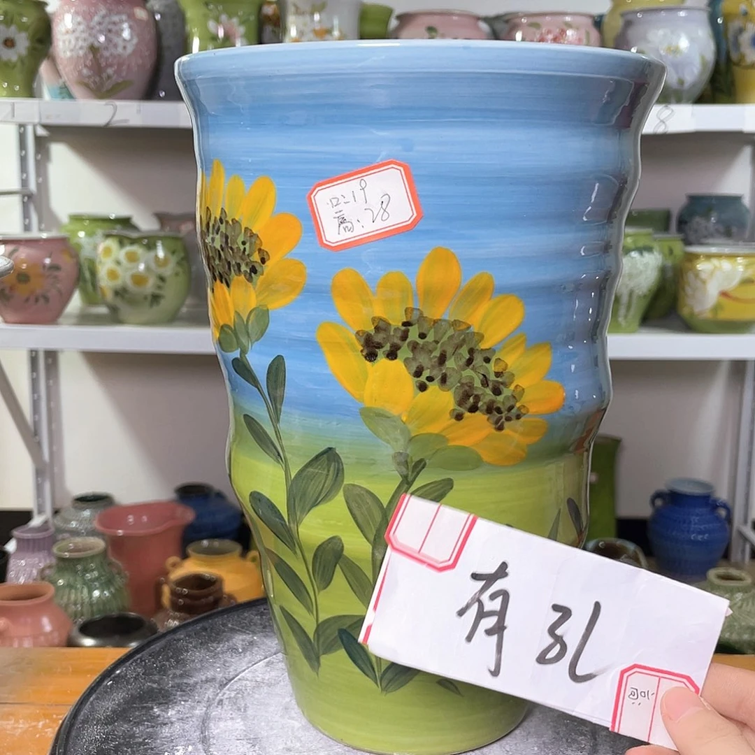 景德镇陶瓷花盆花器暇222