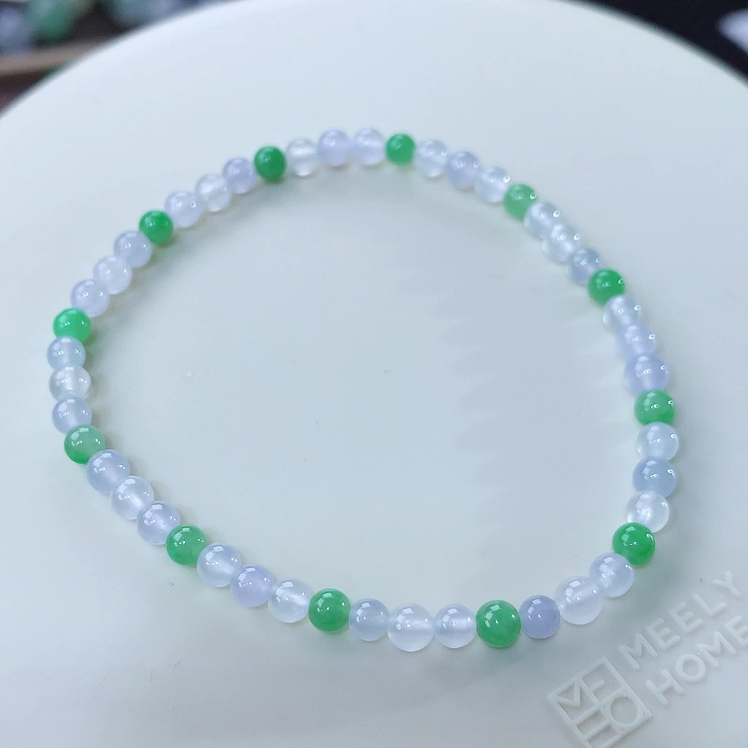 未镶嵌手串翡翠翡翠卡3.8