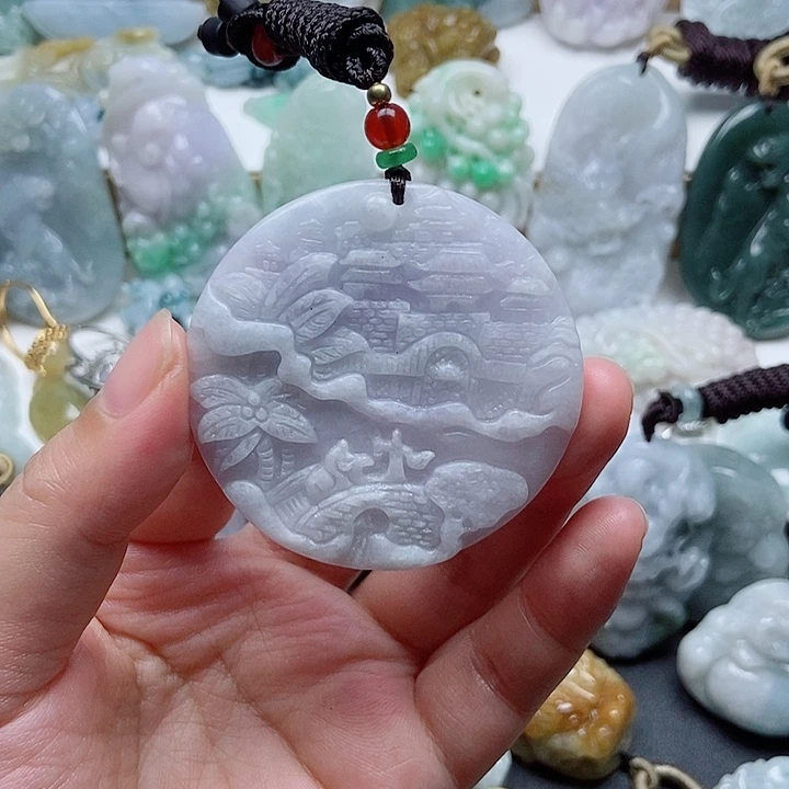 翡翠未镶嵌颈饰翡翠