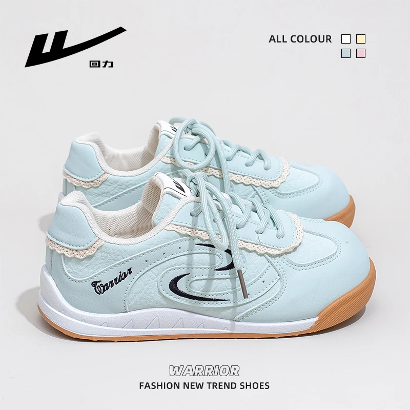 回力女鞋2025新款爆款复古轻便德训鞋小众时尚百搭平底运动板鞋子