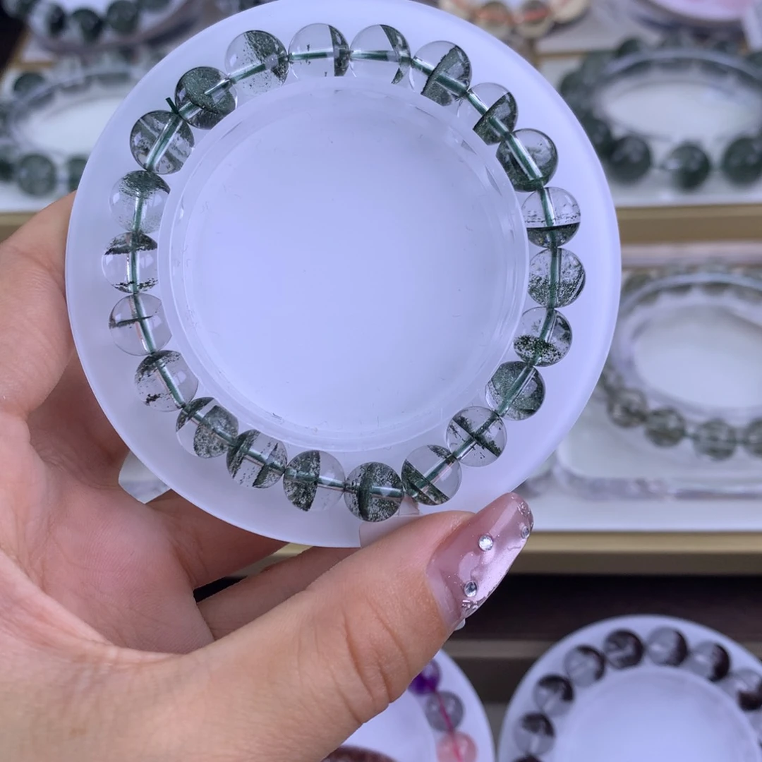 水晶手链未镶嵌?****i绿幽灵