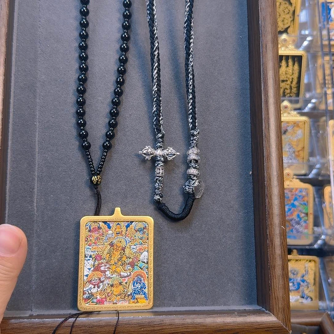 *****吊坠五路财神扎基配绳