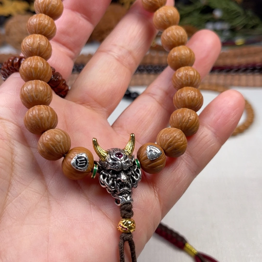 猴头核桃吊坠不**心35566778888899