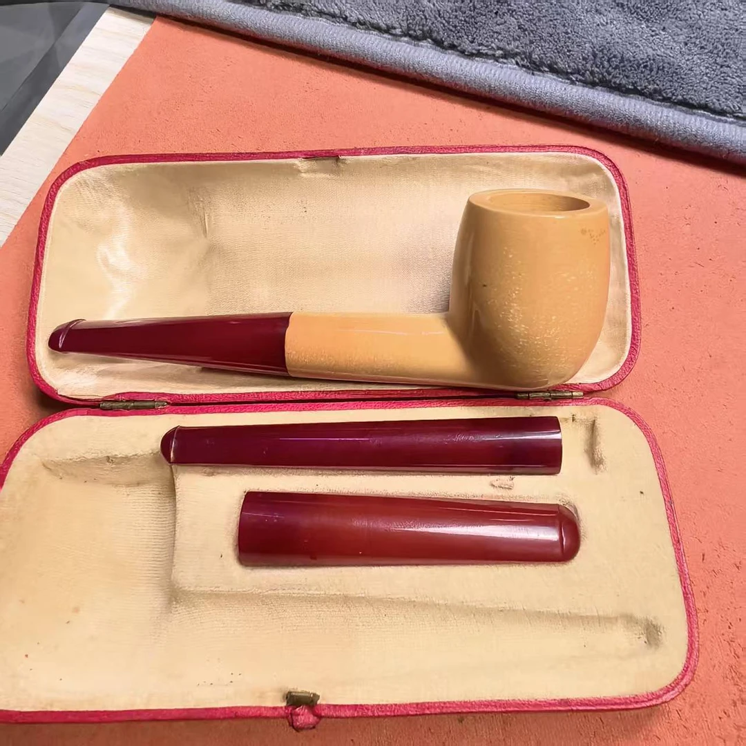 海泡石工艺品烟斗