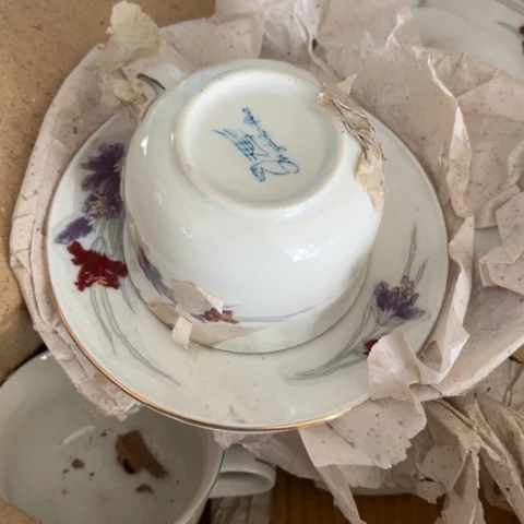 瓷其他咖啡杯一套