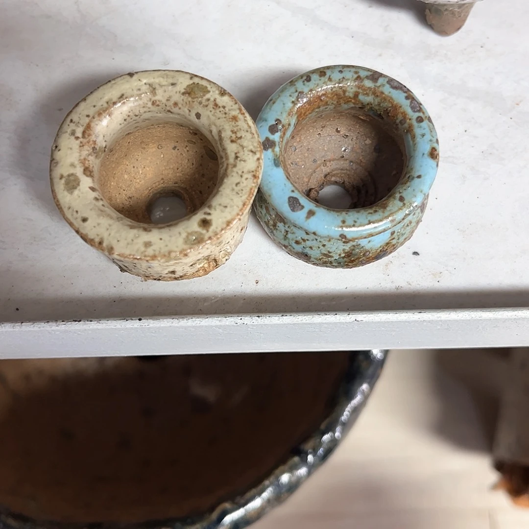 泥塑m****茶古镇炻陶花盆