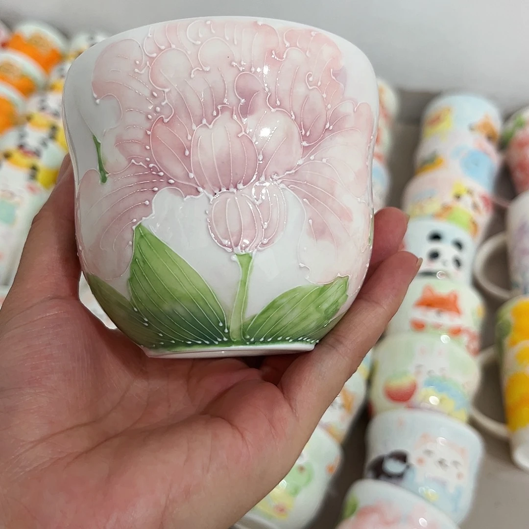 手绘高温釉下彩陶瓷