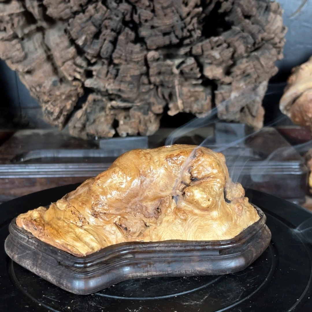 咱***人木荔枝木随形香炉
