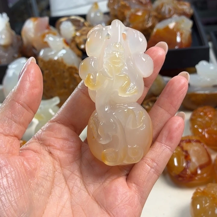玛瑙/玉髓吊坠(不含链)未镶嵌