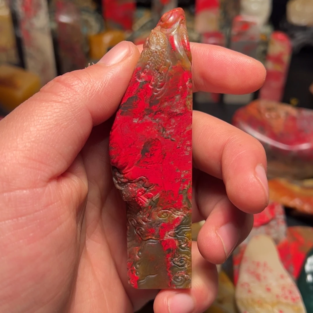 大***狐印石昌化石昌化鸡血石