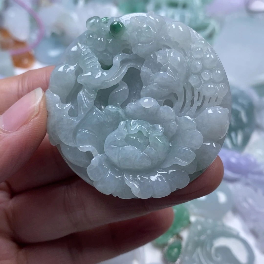 颈饰未镶嵌翡翠翡翠