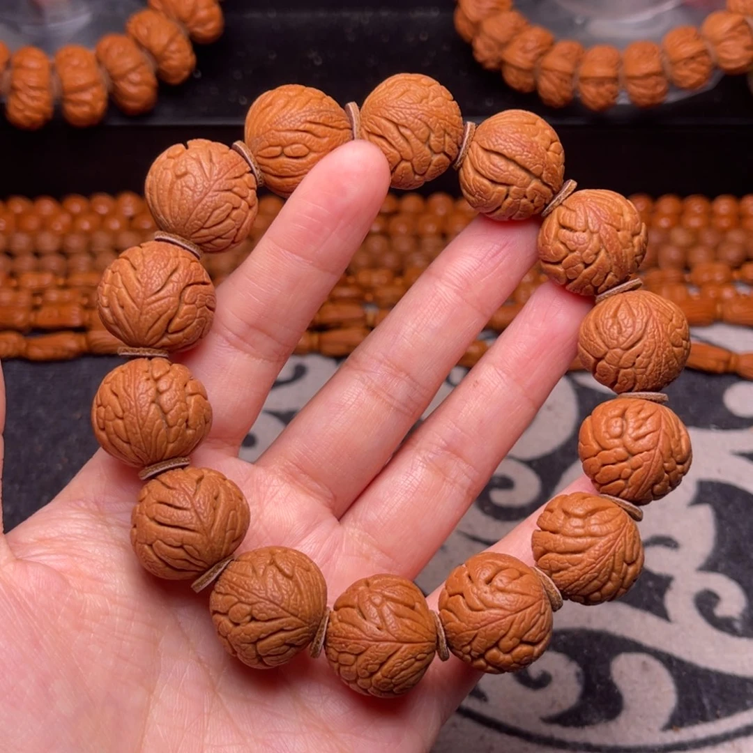 手串桃核龙纹铁将军18