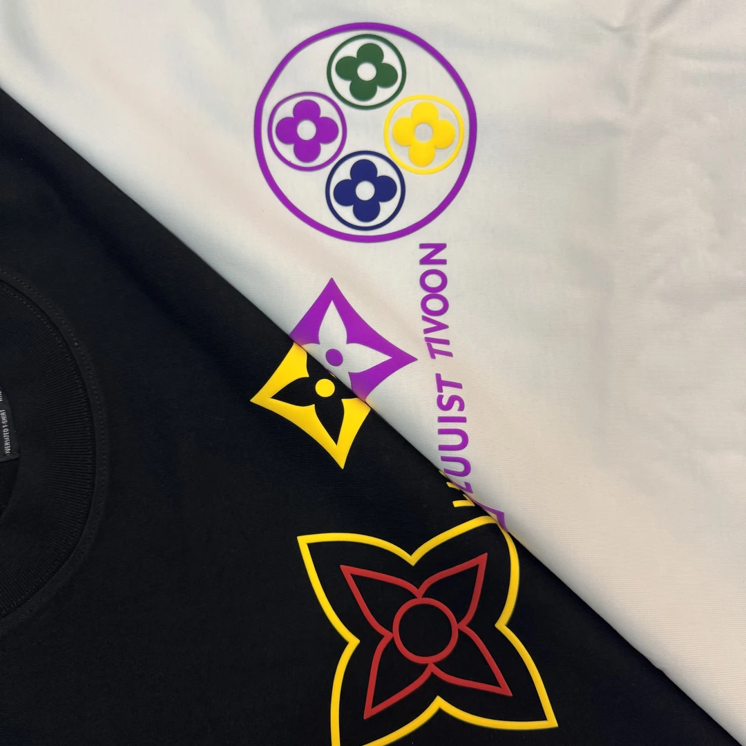 BANSUISDGA（李老板）时尚宽松25SS【发泡四叶花】男女同款短袖