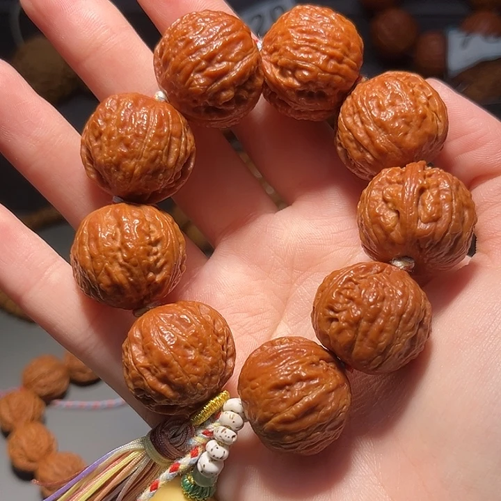 把件文玩核桃水波纹723