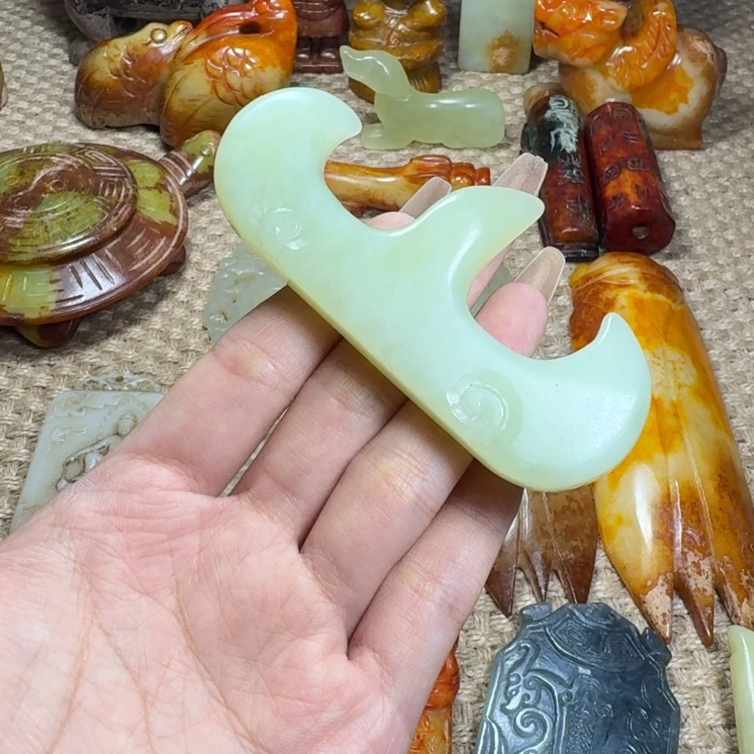 白玉菩提吊坠挂件