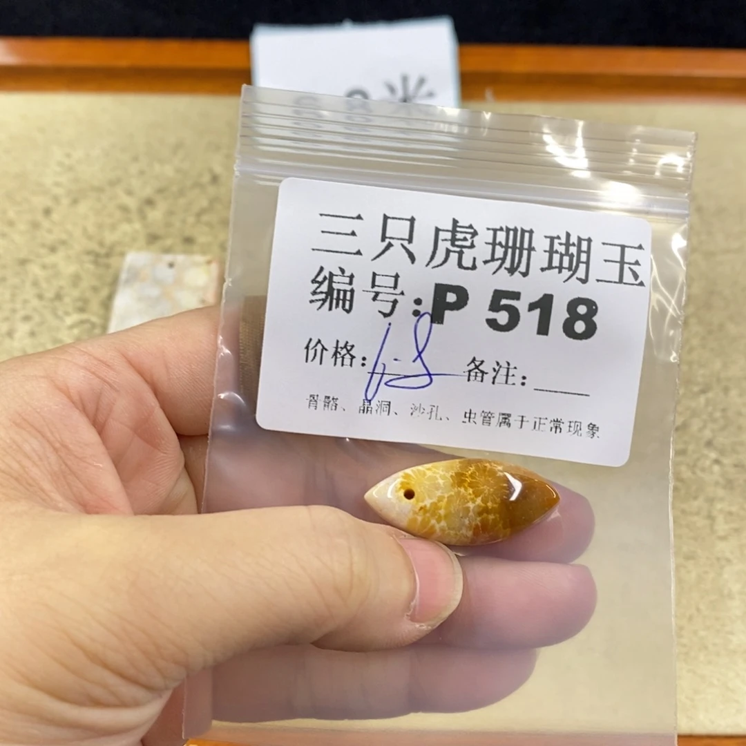 硅化珊瑚（珊瑚玉）1未镶嵌j**o