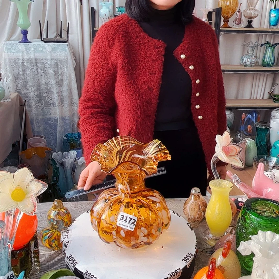 大号南瓜瓶 家悦琉璃工艺品