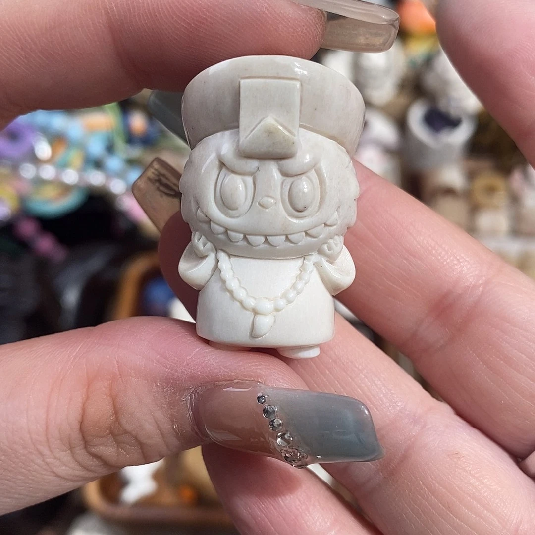 把件鹿骨M19僵小布鹿角