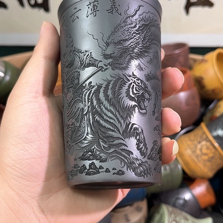 茶杯紫砂全手工紫砂主人杯