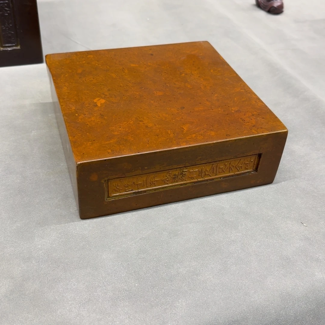 砖雕20-20-6 老料金砖 古铜色