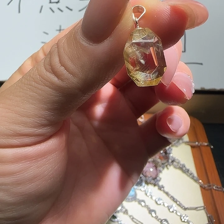 戒指水晶银S925镶嵌