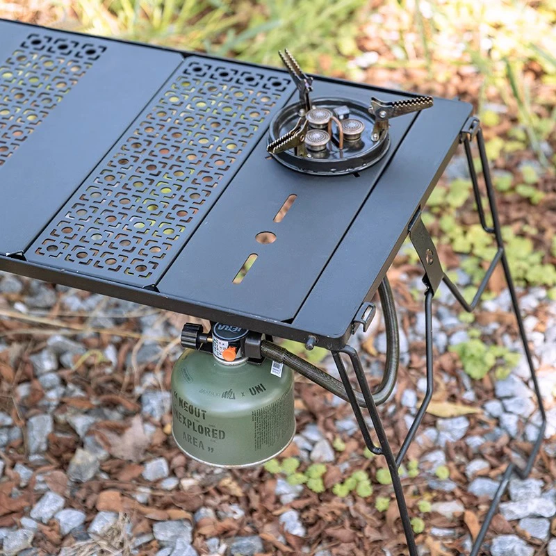 CAMPINGMOON柯曼韩式炉头桌板户外露营野餐炉头半单元板igt桌板