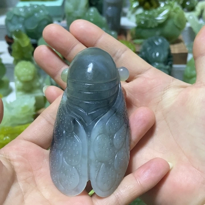 【闪购商品】未镶嵌蛇纹石玉把件