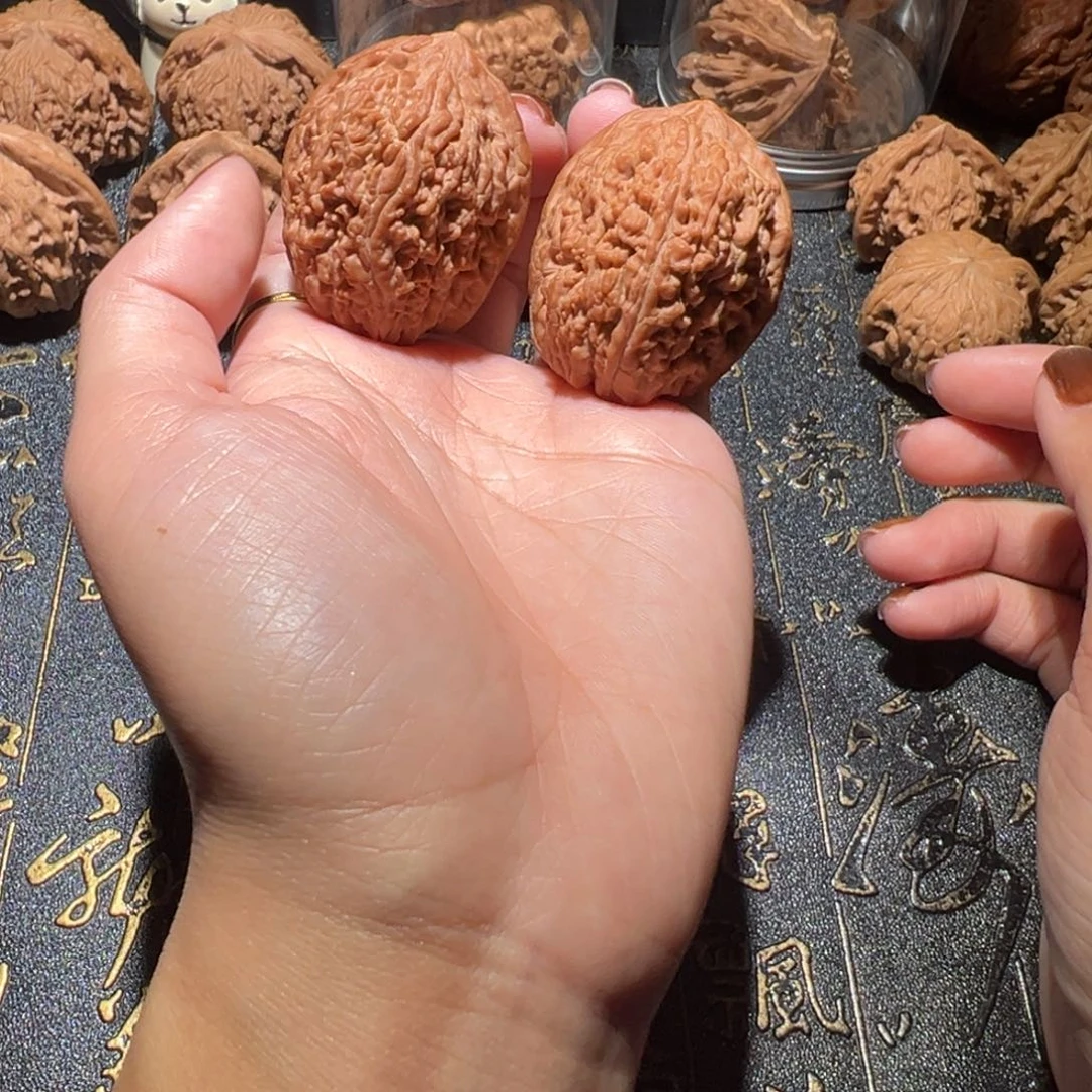 吊坠文玩核桃蒜头34手把件399